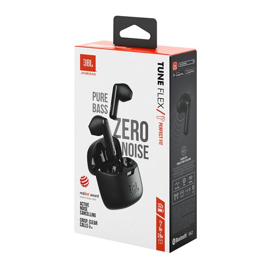 JBL Tune Flex - Black - True wireless Noise Cancelling earbuds - Detailshot 15 JBL Tune Flex - Black - True wireless Noise Cancelling earbuds - Detailshot 15