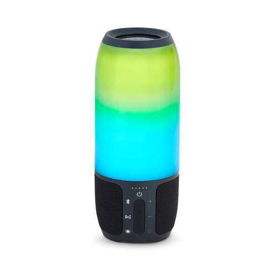 JBL Pulse 3 - Black - Waterproof portable Bluetooth speaker with 360&deg; lightshow and sound. - Back