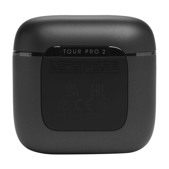 JBL Tour Pro 2 - Black - True wireless Noise Cancelling earbuds - Back JBL Tour Pro 2 - Black - True wireless Noise Cancelling earbuds - Back