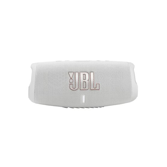 JBL Charge 5 - White - Portable Waterproof Speaker with Powerbank - Front JBL Charge 5 - White - Portable Waterproof Speaker with Powerbank - Front
