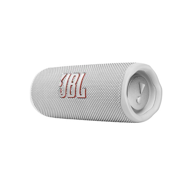 JBL Flip 6 - White - Portable Waterproof Speaker - Detailshot 1 JBL Flip 6 - White - Portable Waterproof Speaker - Detailshot 1