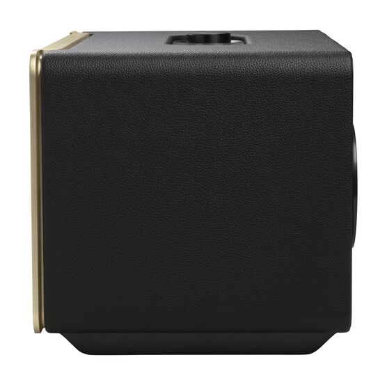 JBL Authentics 500 - Black - Hi-fidelity smart home speaker with Wi-Fi, Bluetooth and Voice Assistants with retro design. - Right JBL Authentics 500 - Black - Hi-fidelity smart home speaker with Wi-Fi, Bluetooth and Voice Assistants with retro design. - Right