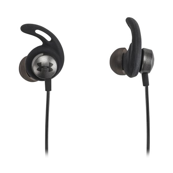 UA Sport Wireless Flex – Engineered by JBL - Grey - Wireless neckband headphones with all-day comfort and secure fit and safety for sport - Detailshot 4 UA Sport Wireless Flex – Engineered by JBL - Grey - Wireless neckband headphones with all-day comfort and secure fit and safety for sport - Detailshot 4