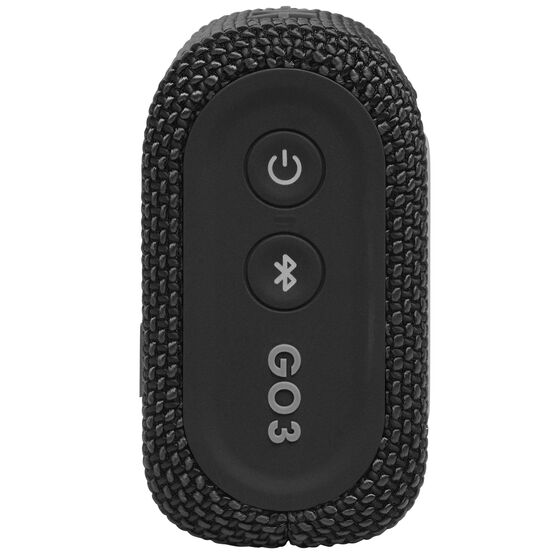 JBL Go 3 - Black - Portable Waterproof Speaker - Right JBL Go 3 - Black - Portable Waterproof Speaker - Right