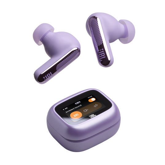 JBL Live Beam 4 - Purple - True wireless Noise Cancelling earbuds - Top