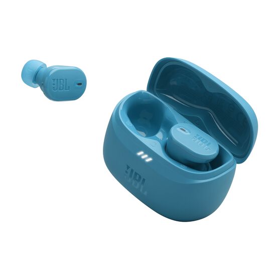 JBL Tune Buds 2 - Turquoise - True Wireless Noise Cancelling Earbuds - Detailshot 2 JBL Tune Buds 2 - Turquoise - True Wireless Noise Cancelling Earbuds - Detailshot 2