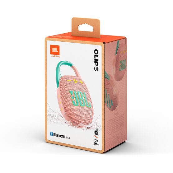 JBL Clip 5 - Pink - Ultra-portable waterproof speaker - Detailshot 15 JBL Clip 5 - Pink - Ultra-portable waterproof speaker - Detailshot 15