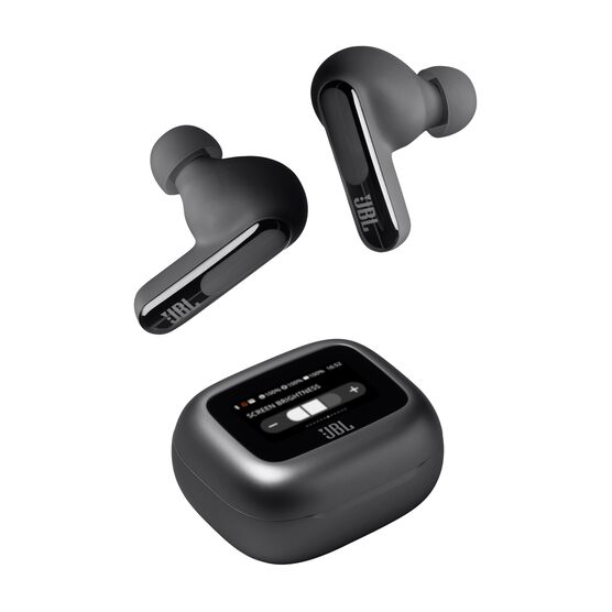 JBL Live Beam 3 - Black - True wireless noise-cancelling closed-stick earbuds - Detailshot 7 JBL Live Beam 3 - Black - True wireless noise-cancelling closed-stick earbuds - Detailshot 7