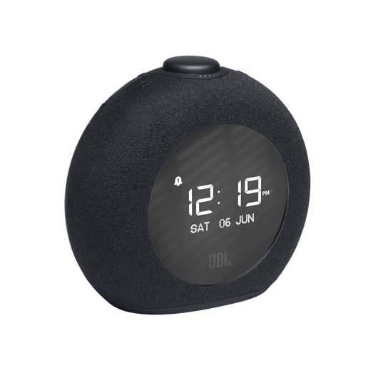 JBL Horizon 2 FM - Black - Bluetooth clock radio speaker with FM - Hero