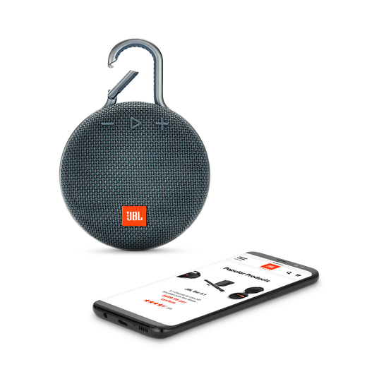 JBL Clip 3 - Ocean Blue - Portable Bluetooth&reg; speaker - Detailshot 1