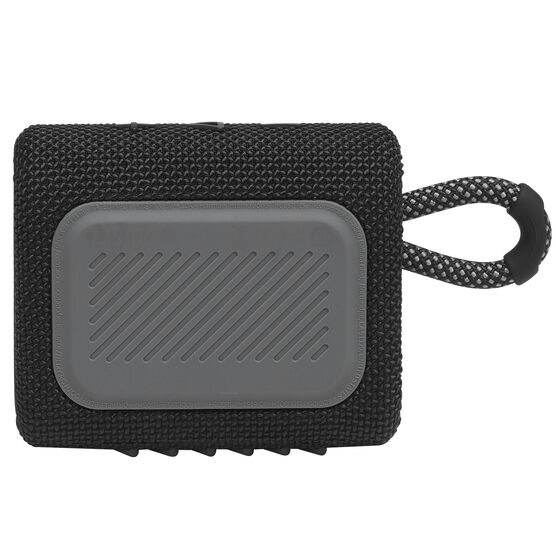 JBL Go 3 - Black - Portable Waterproof Speaker - Back JBL Go 3 - Black - Portable Waterproof Speaker - Back