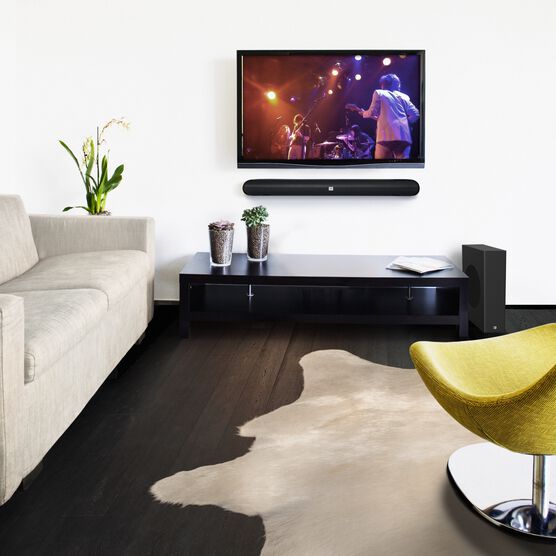 JBL Cinema SB150 - Black - Home cinema 2.1 soundbar with compact wireless subwoofer - Detailshot 10 JBL Cinema SB150 - Black - Home cinema 2.1 soundbar with compact wireless subwoofer - Detailshot 10