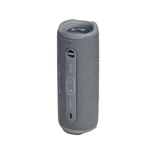 JBL Flip 6 - Grey - Portable Waterproof Speaker - Back JBL Flip 6 - Grey - Portable Waterproof Speaker - Back
