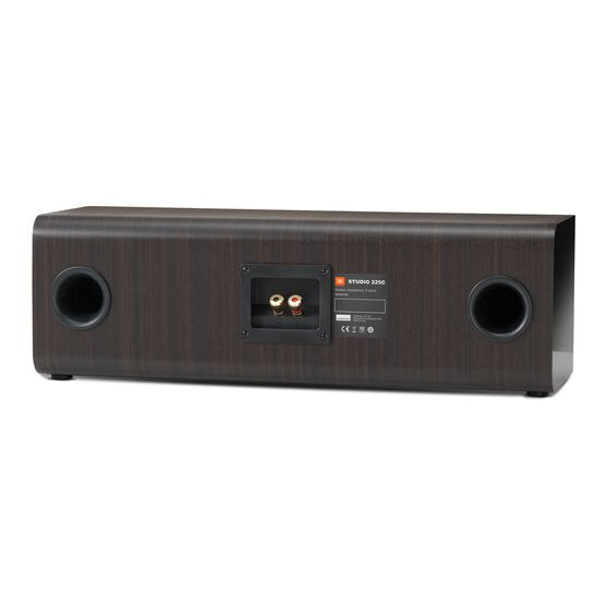 Studio 225C - Brown - 2.5-way Dual 4" Center Channel Loudspeaker - Back Studio 225C - Brown - 2.5-way Dual 4" Center Channel Loudspeaker - Back