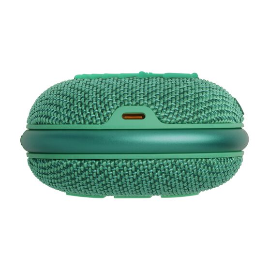 JBL Clip 4 Eco - Green - Ultra-portable Waterproof Speaker - Bottom JBL Clip 4 Eco - Green - Ultra-portable Waterproof Speaker - Bottom