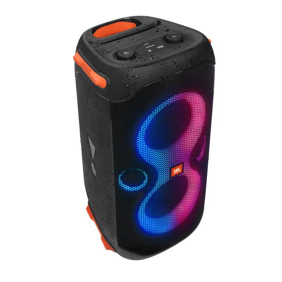 JBL Partybox 110 - Black - Portable party speaker with 160W powerful sound, built-in lights and splashproof design. - Detailshot 1 JBL Partybox 110 - Black - Portable party speaker with 160W powerful sound, built-in lights and splashproof design. - Detailshot 1