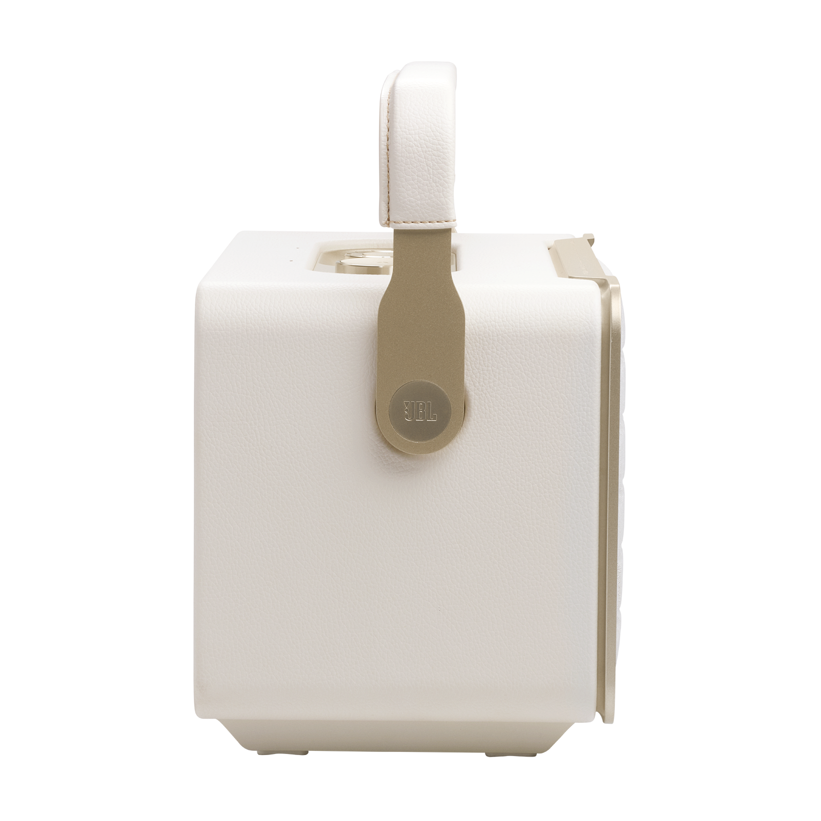 JBL Authentics 300 - White - Portable smart home speaker with Wi-Fi, Bluetooth and voice assistants with retro design. - Right