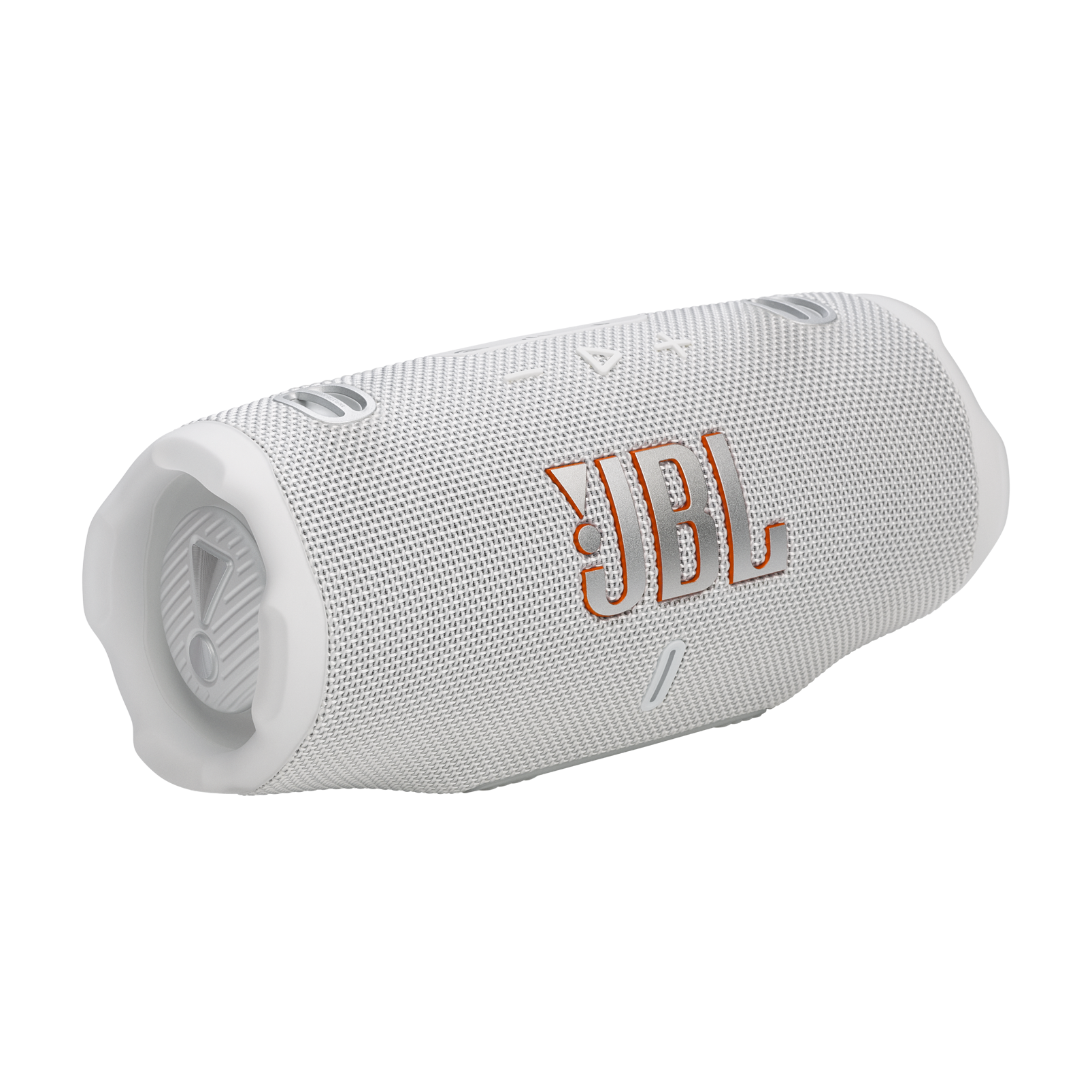 JBL Charge 6 - White - Portable waterproof and drop-proof Bluetooth speaker - Hero