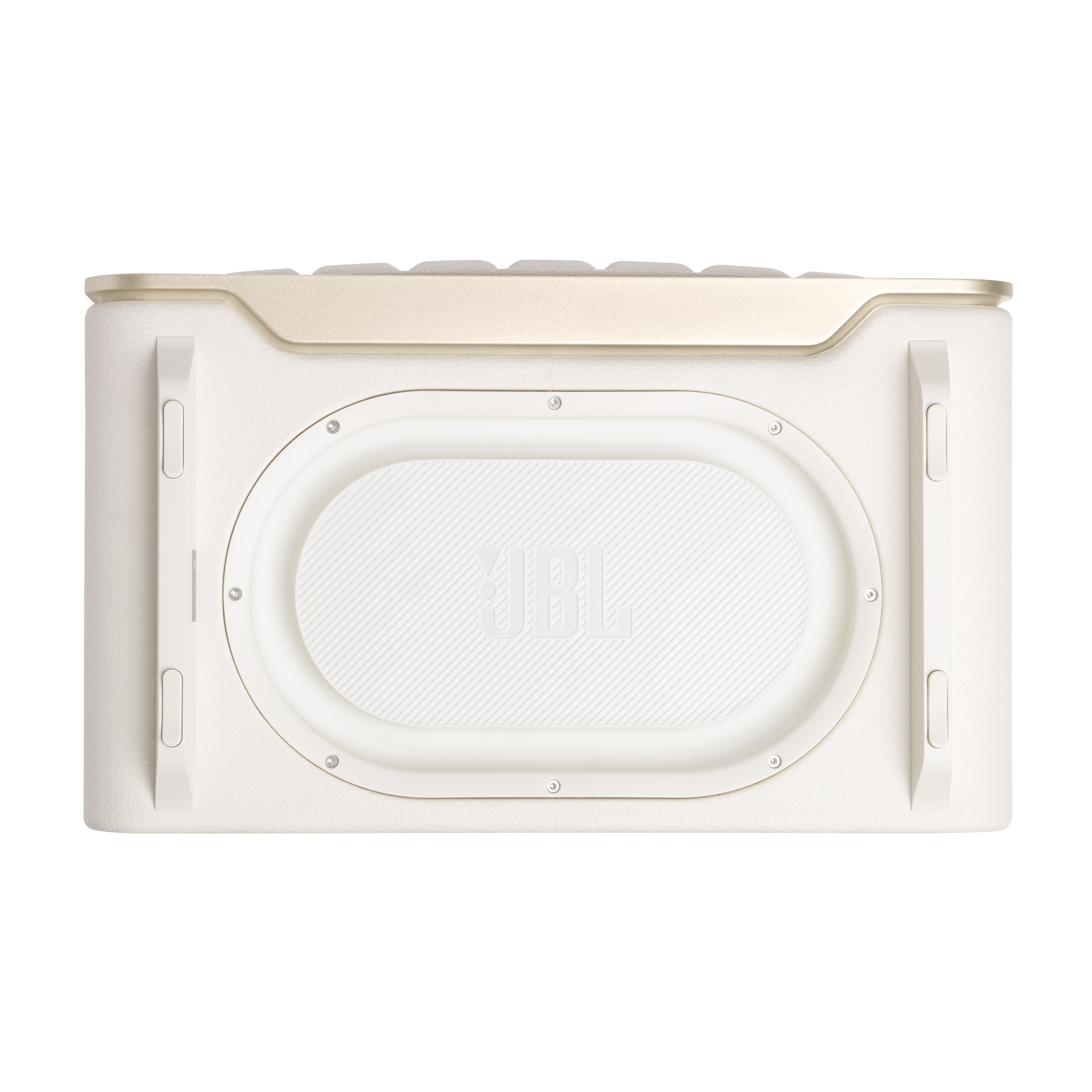 JBL Authentics 200 - White - Smart home speaker with Wi-Fi, Bluetooth and Voice Assistants with retro design - Bottom