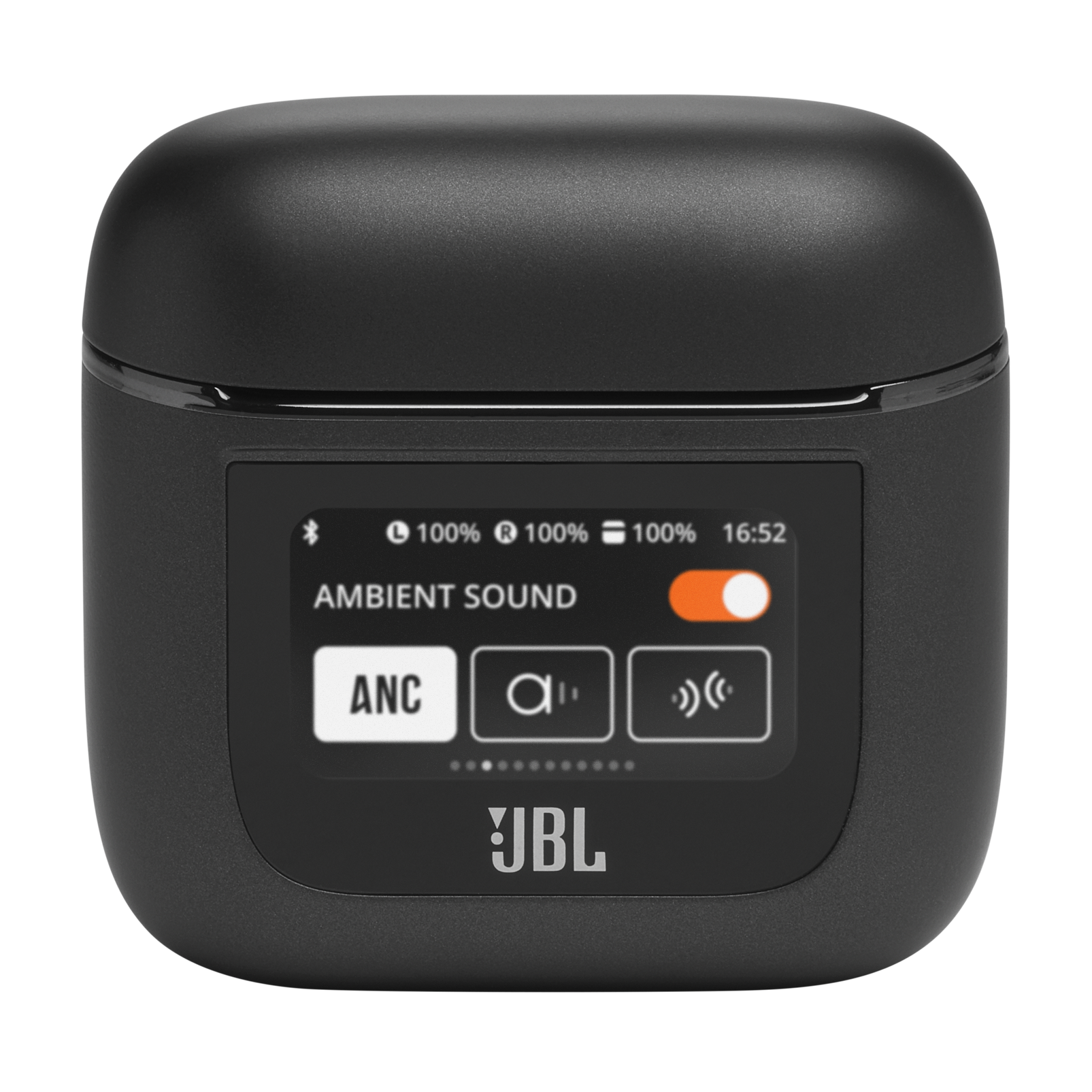 JBL Tour Pro 2 - Black - True wireless Noise Cancelling earbuds - Front