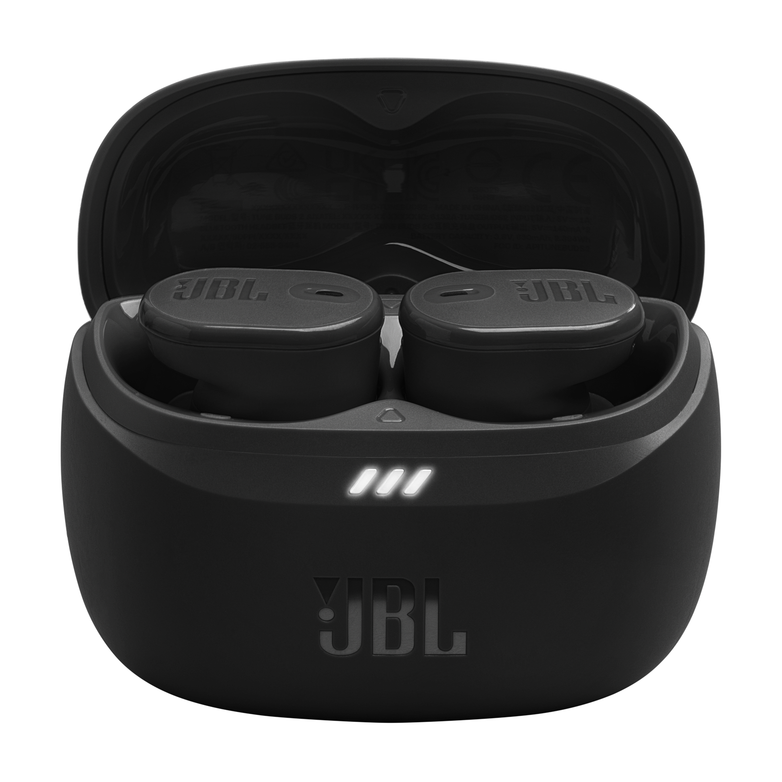 JBL Tune Buds 2 - Black - True Wireless Noise Cancelling Earbuds - Top