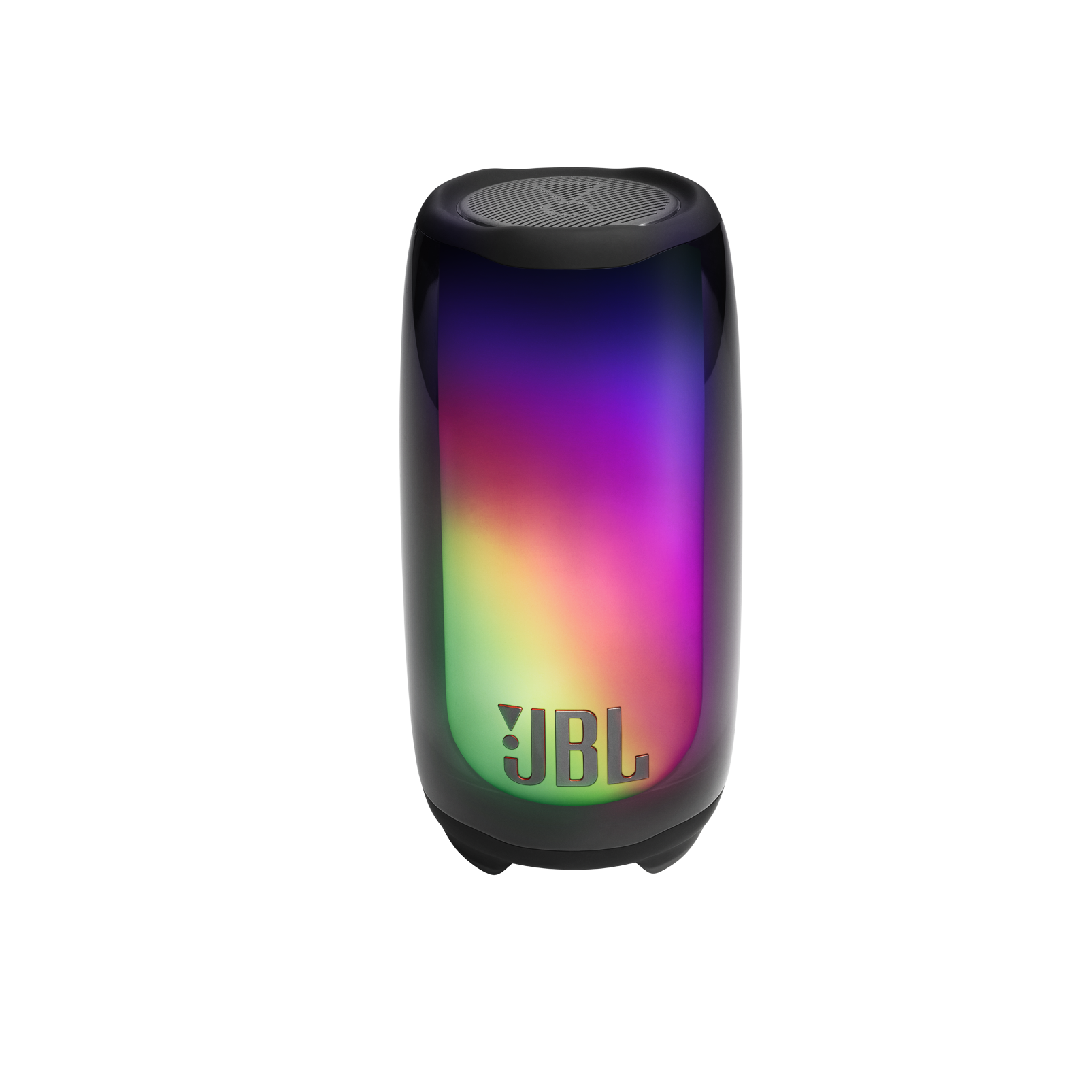 JBL Pulse 5 - Black - Portable Bluetooth speaker with light show - Front