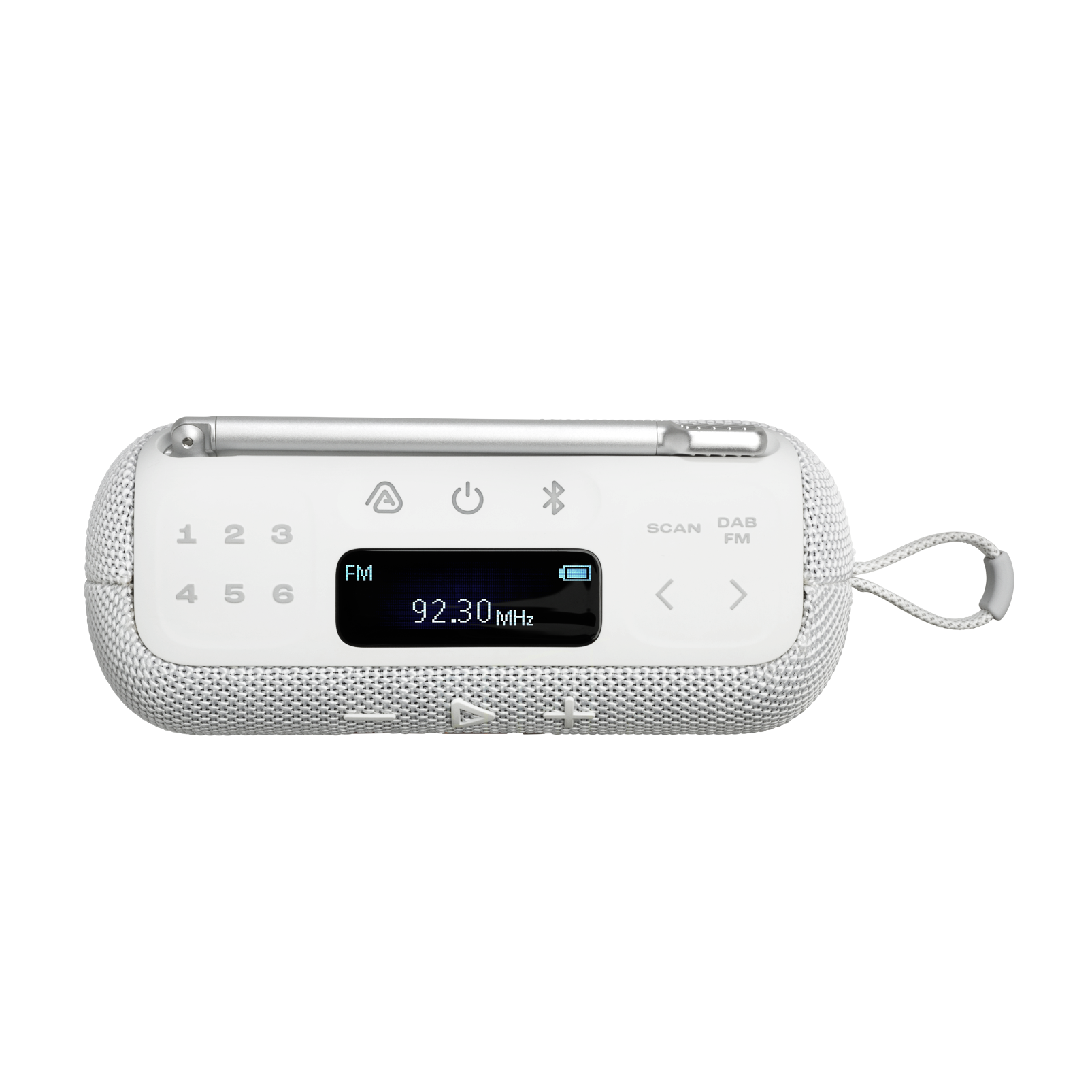 JBL Tuner 3 - White - Portable DAB/DAB+/FM radio with Bluetooth - Top
