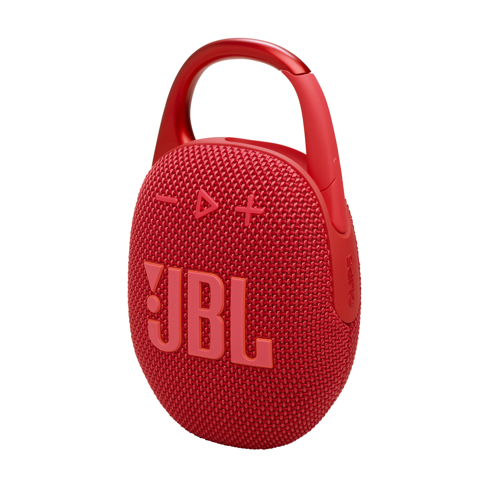 JBL Clip 5 - Red - Ultra-portable waterproof speaker - Detailshot 1