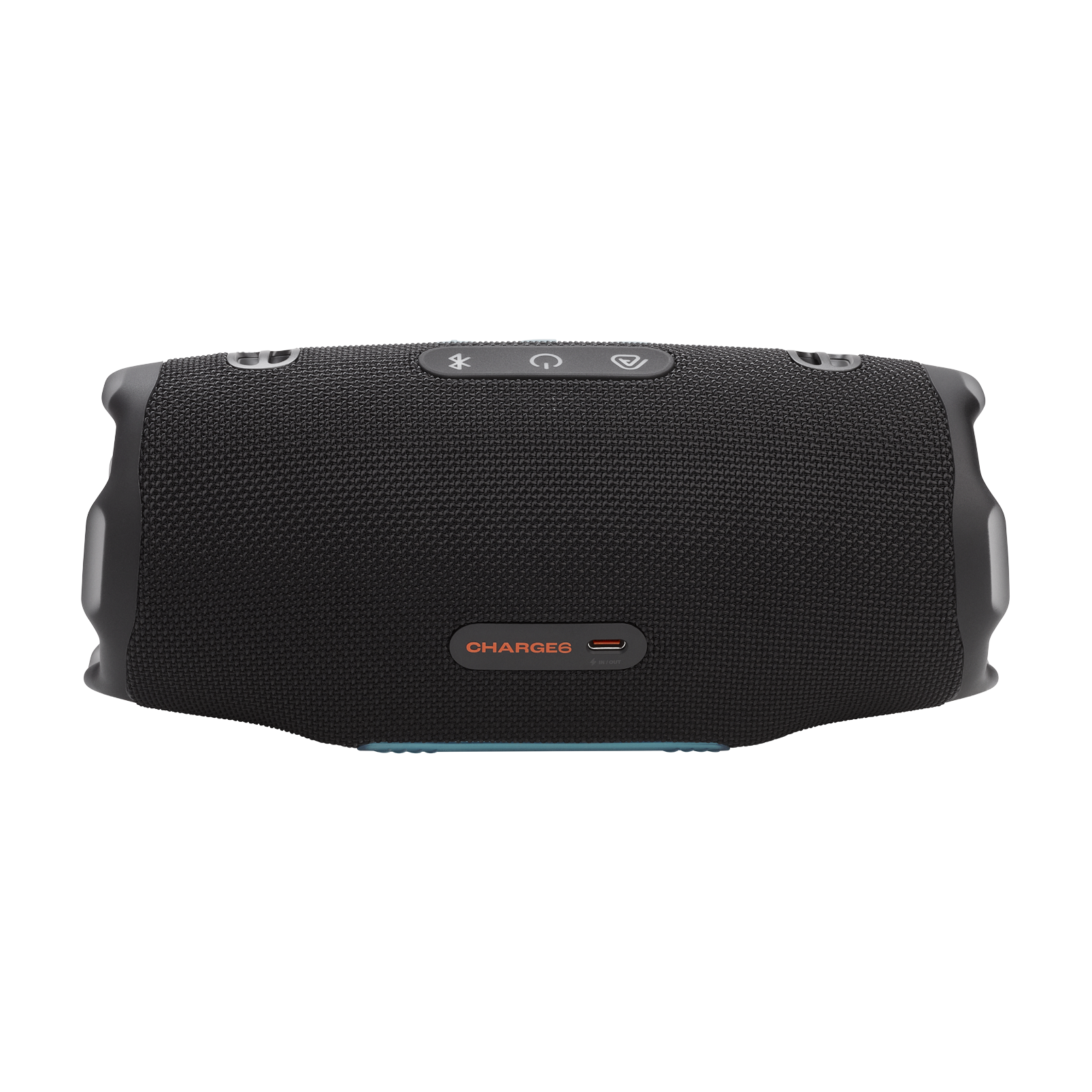 JBL Charge 6 - Black and Orange - Portable waterproof and drop-proof Bluetooth speaker - Back