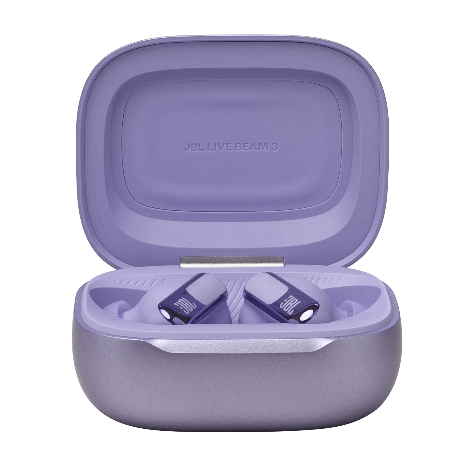 JBL Live Beam 3 - Purple - True wireless noise-cancelling closed-stick earbuds - Detailshot 3