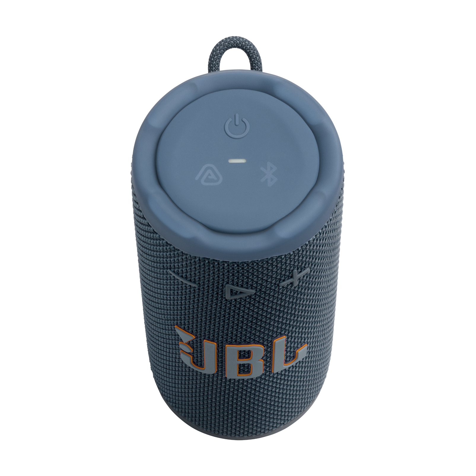 JBL Grip - Blue - Compact Bluetooth speaker with bold JBL Pro Sound and ambient light - Top