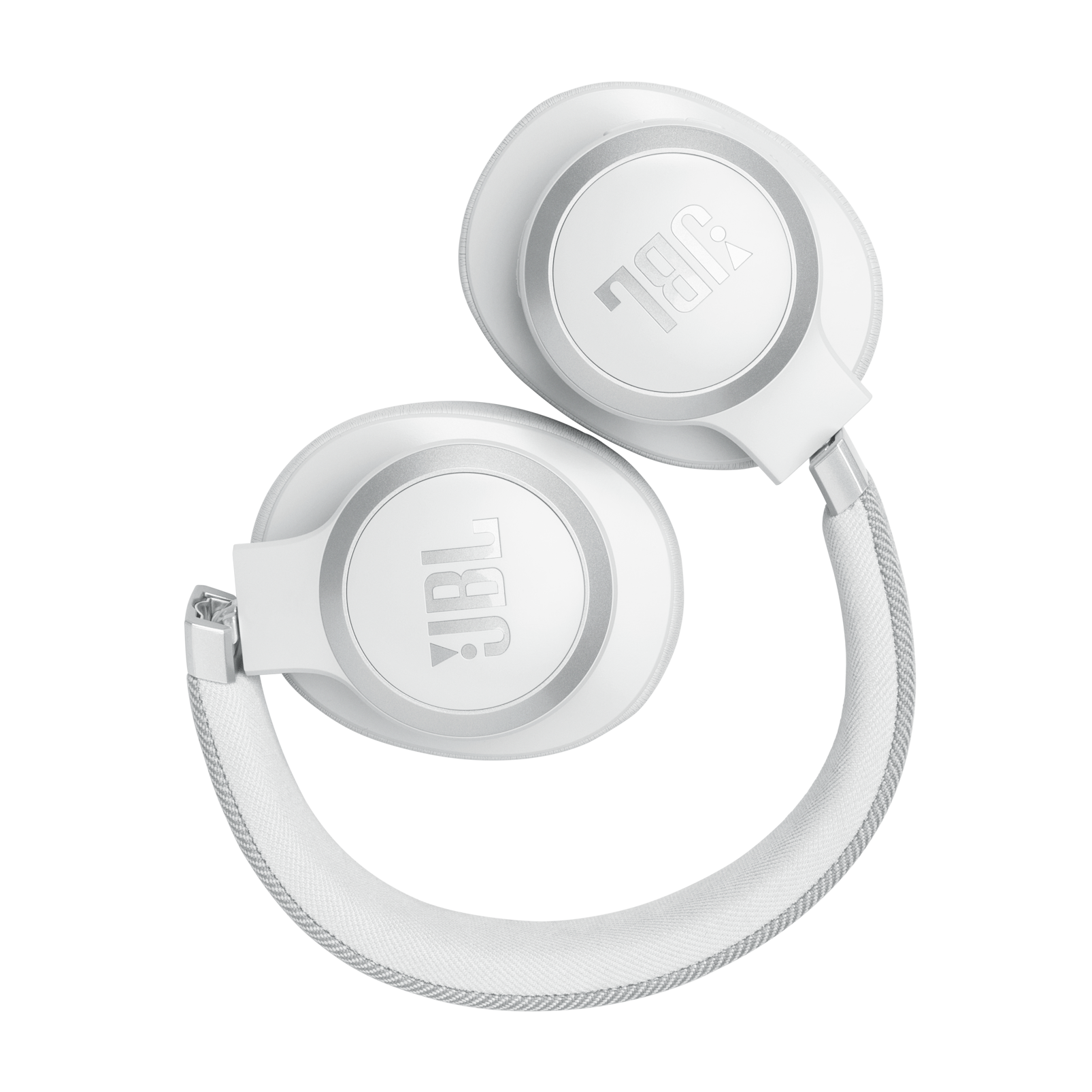 JBL Live 770NC - White - Wireless Over-Ear Headphones with True Adaptive Noise Cancelling - Detailshot 5