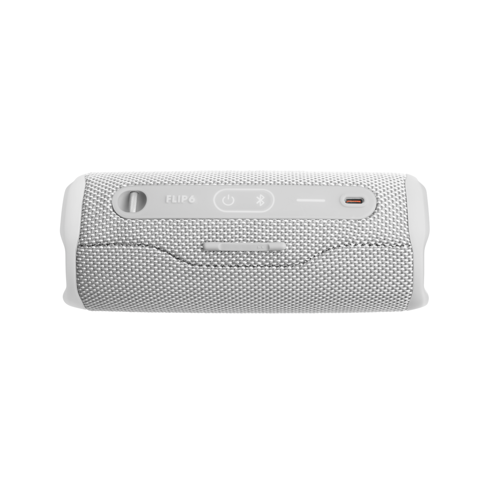 JBL Flip 6 - White - Portable Waterproof Speaker - Bottom