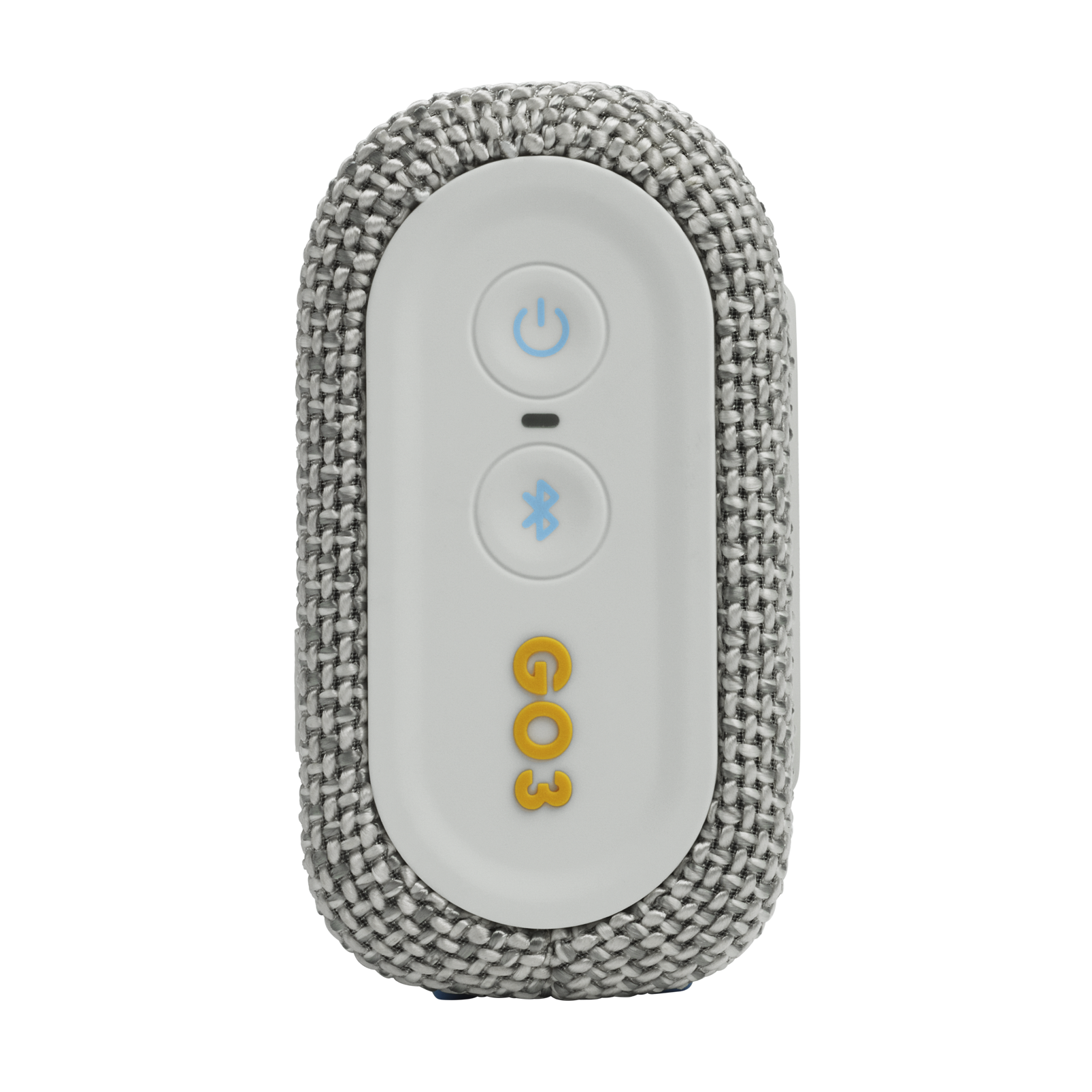 JBL Go 3 Eco - White - Ultra-portable Waterproof Speaker - Right