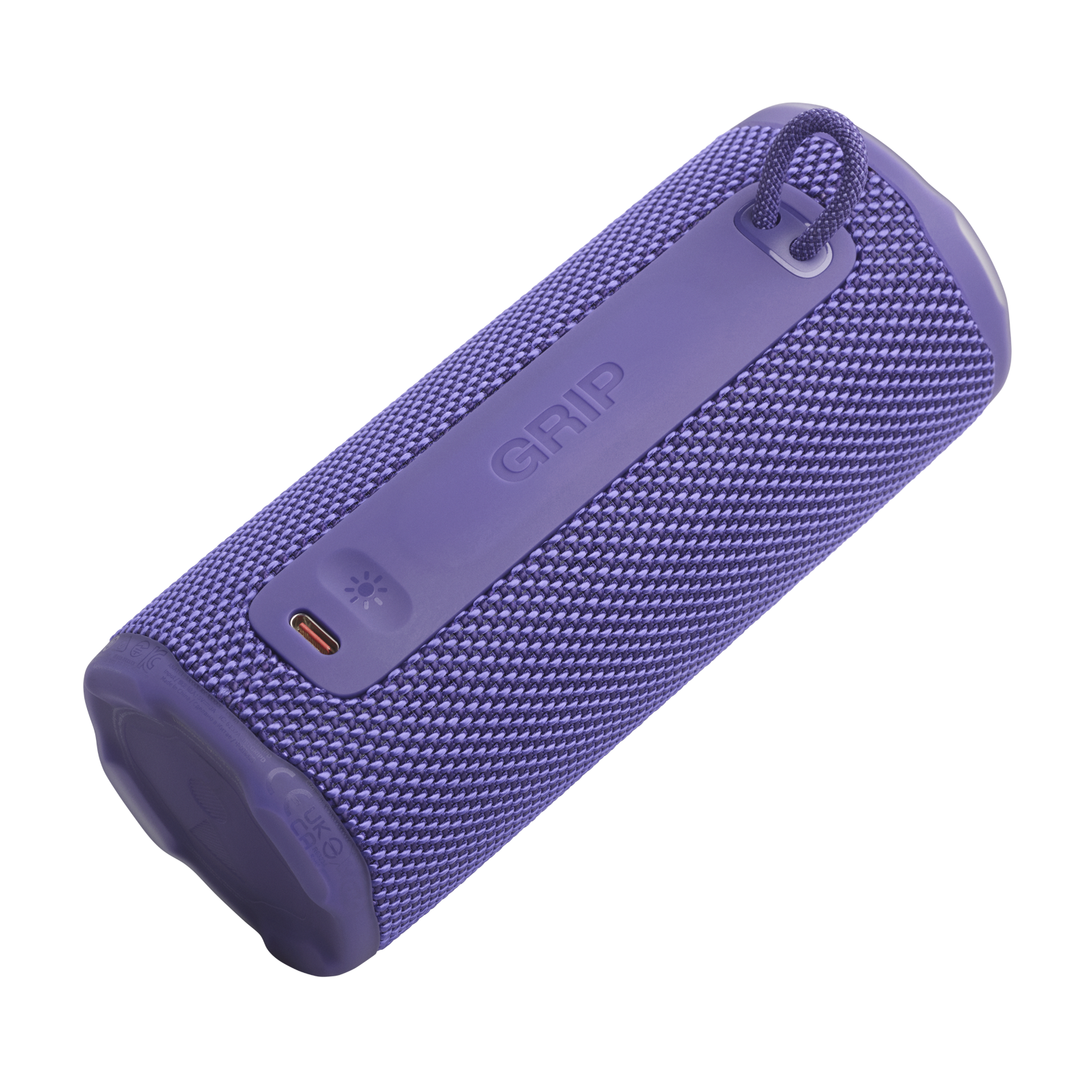 JBL Grip - Purple - Compact Bluetooth speaker with bold JBL Pro Sound and ambient light - Detailshot 2