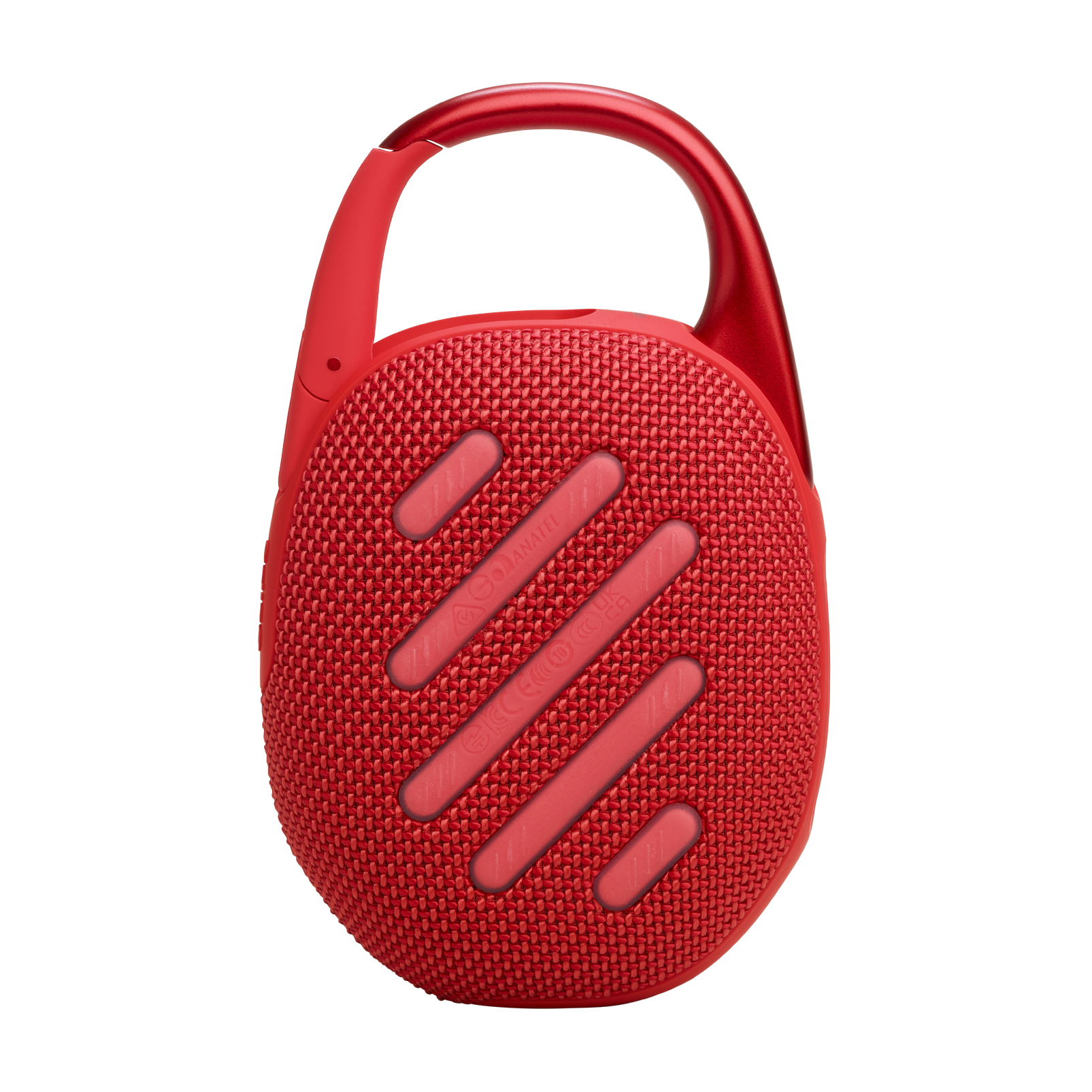 JBL Clip 5 - Red - Ultra-portable waterproof speaker - Back