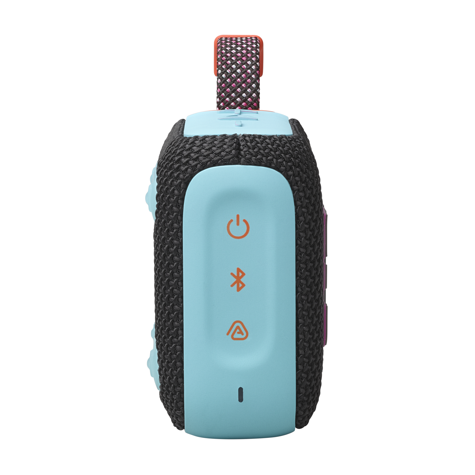 JBL Go 4 - Black and Orange - Ultra-Portable Bluetooth Speaker - Right