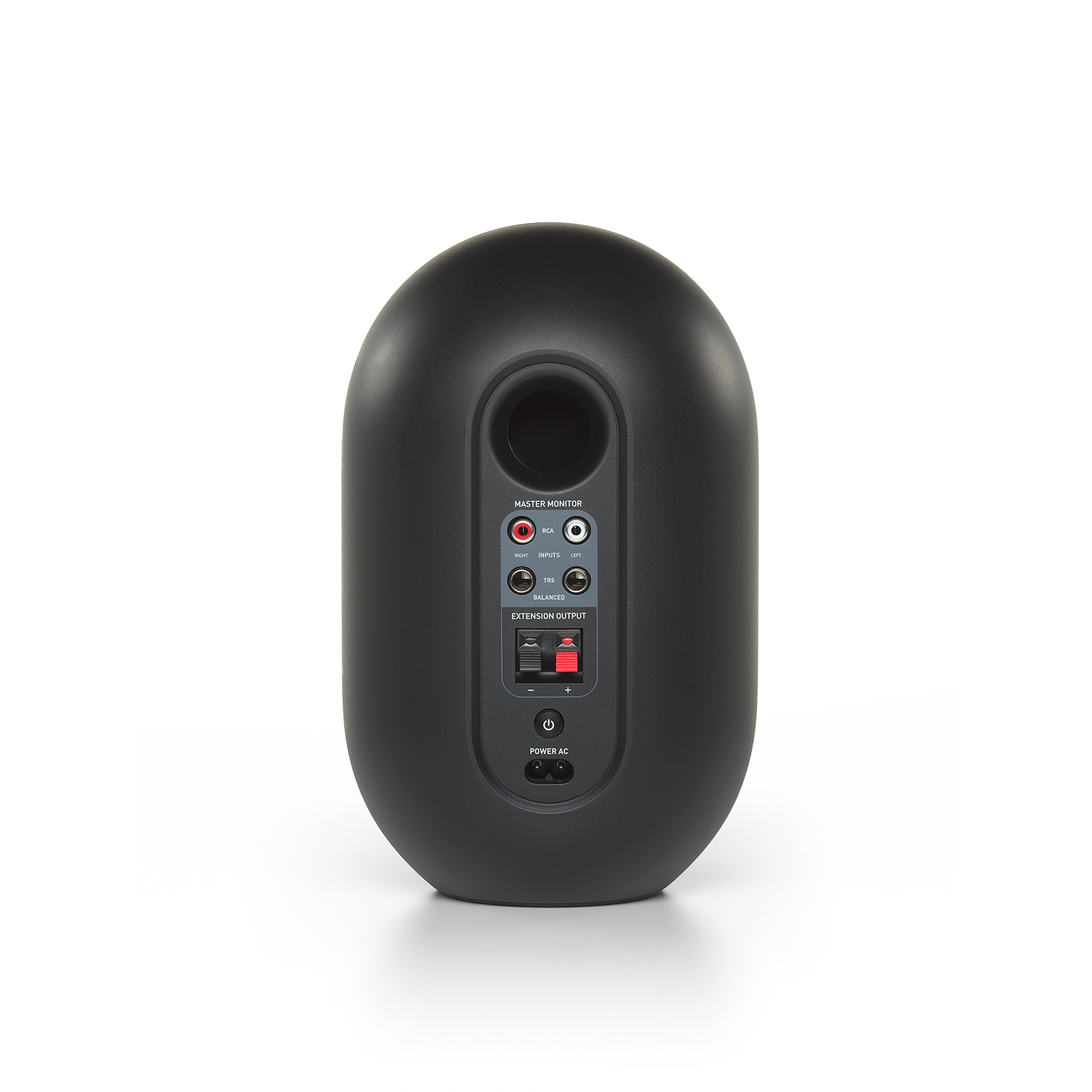 JBL 104-BT (Pair) - Black - Compact Desktop Reference Monitors with Bluetooth - Back