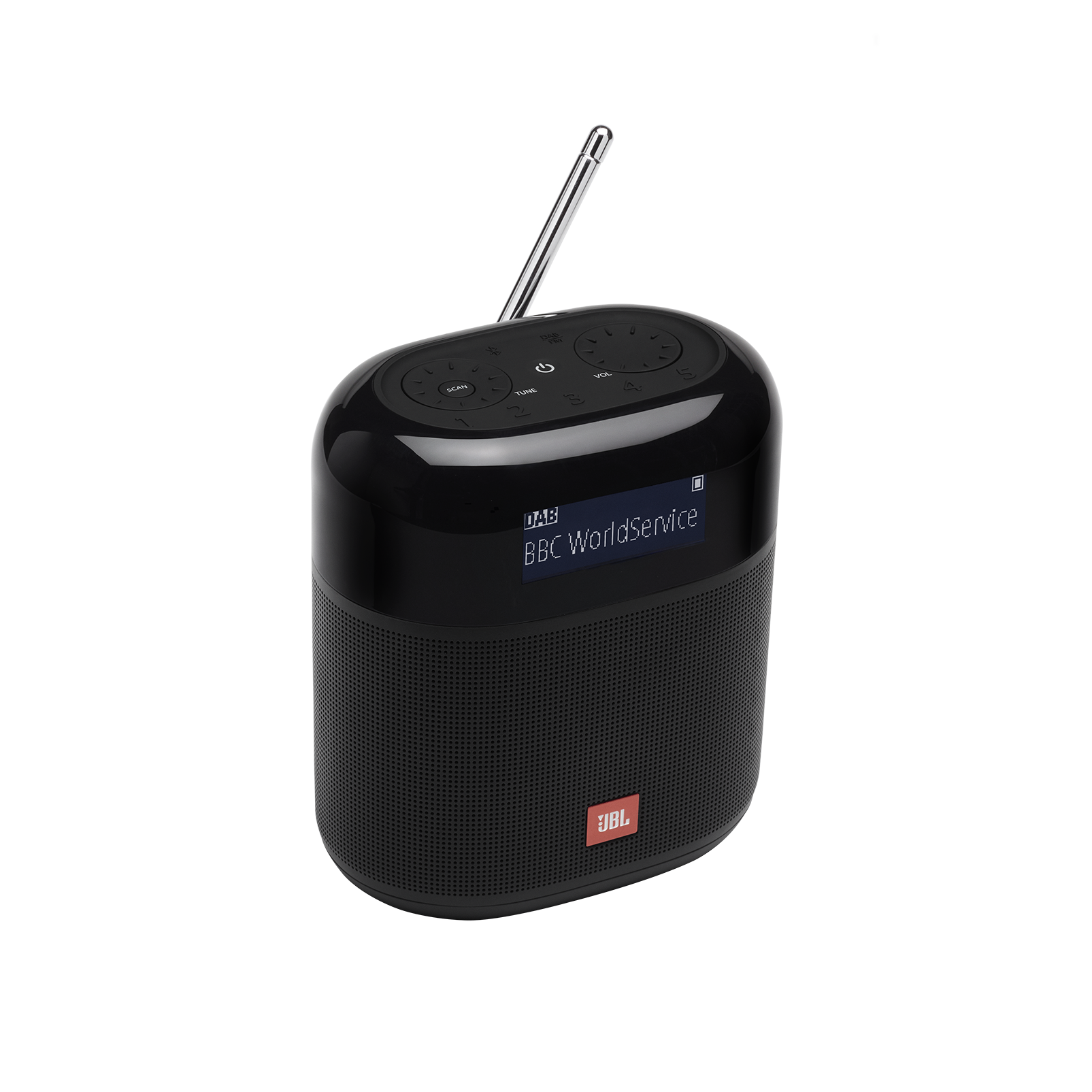 JBL Tuner XL - Black - Portable powerful DAB/DAB+/FM radio with Bluetooth - Hero