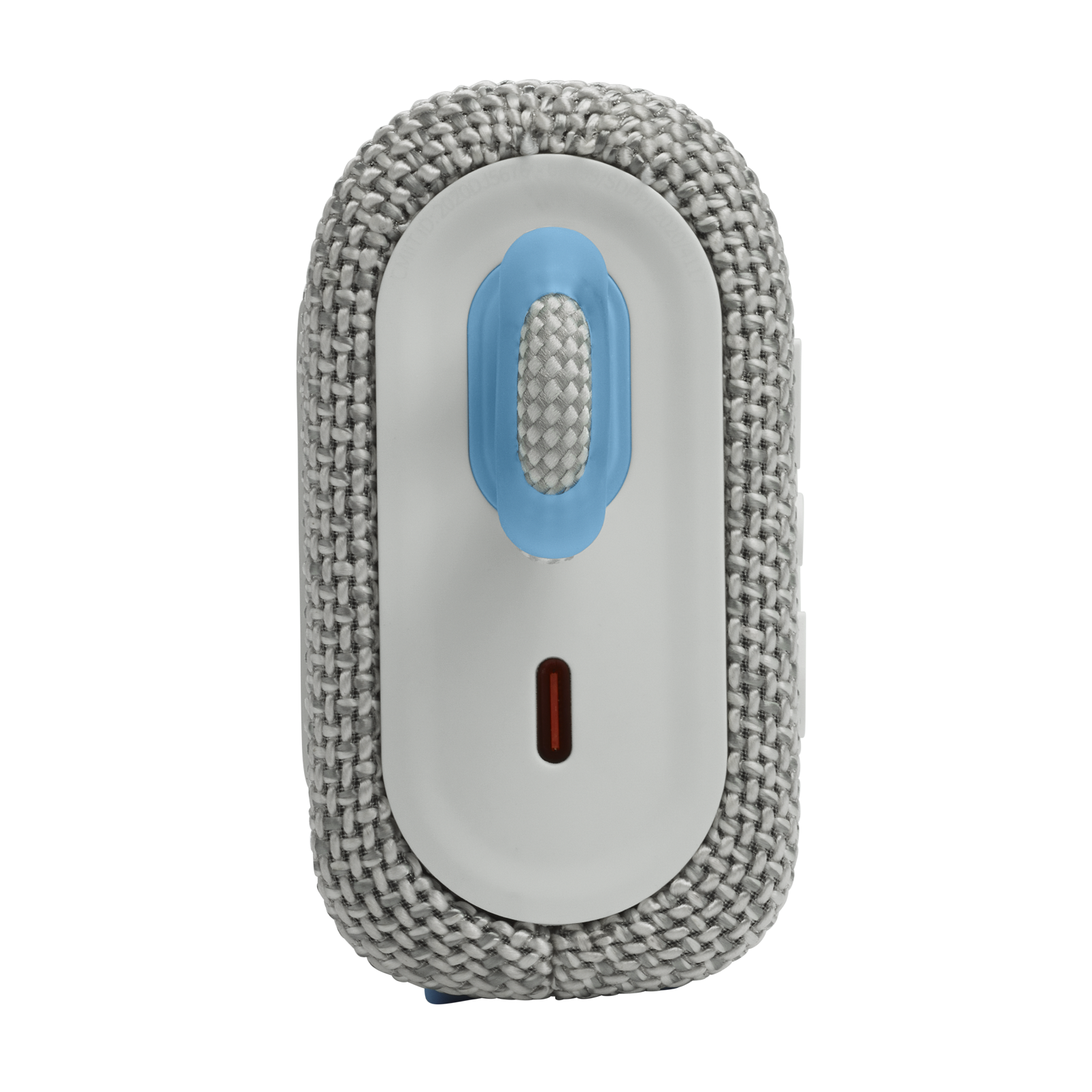 JBL Go 3 Eco - White - Ultra-portable Waterproof Speaker - Left