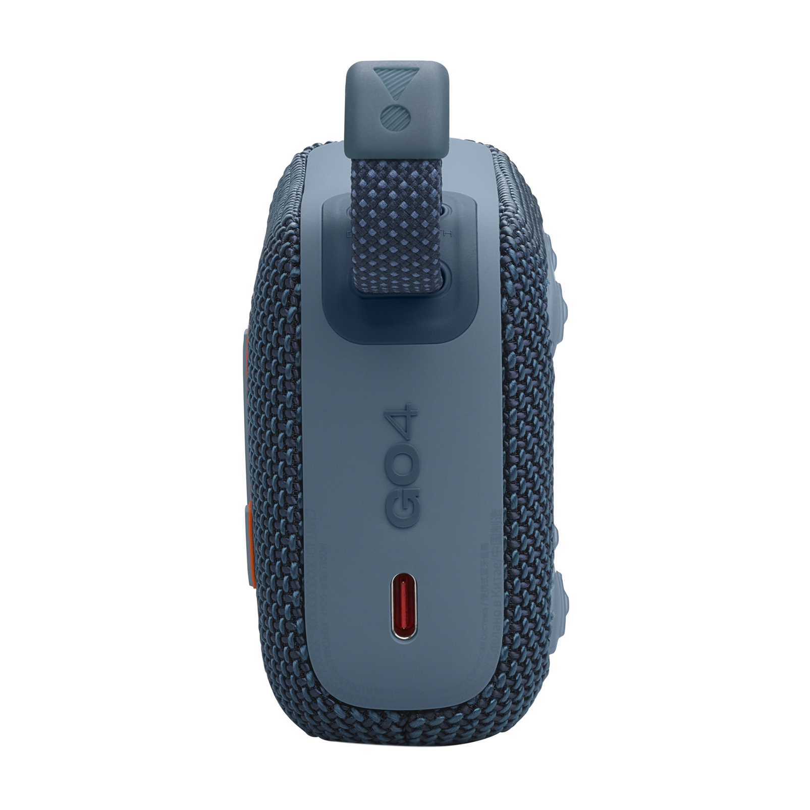 JBL Go 4 - Blue - Ultra-Portable Bluetooth Speaker - Left