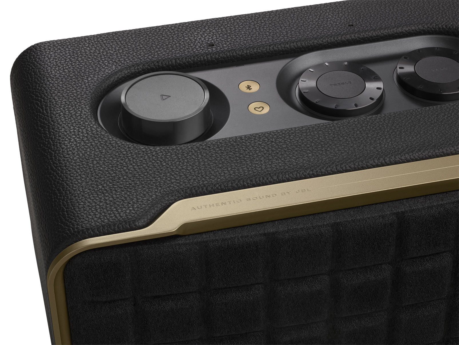 JBL Authentics 200 - Black - Smart home speaker with Wi-Fi, Bluetooth and Voice Assistants with retro design - Detailshot 7