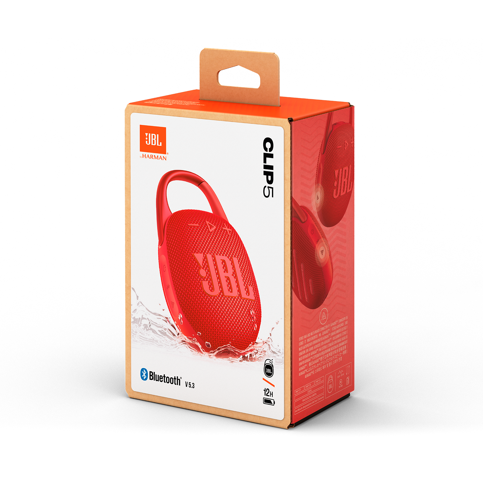 JBL Clip 5 - Red - Ultra-portable waterproof speaker - Detailshot 15