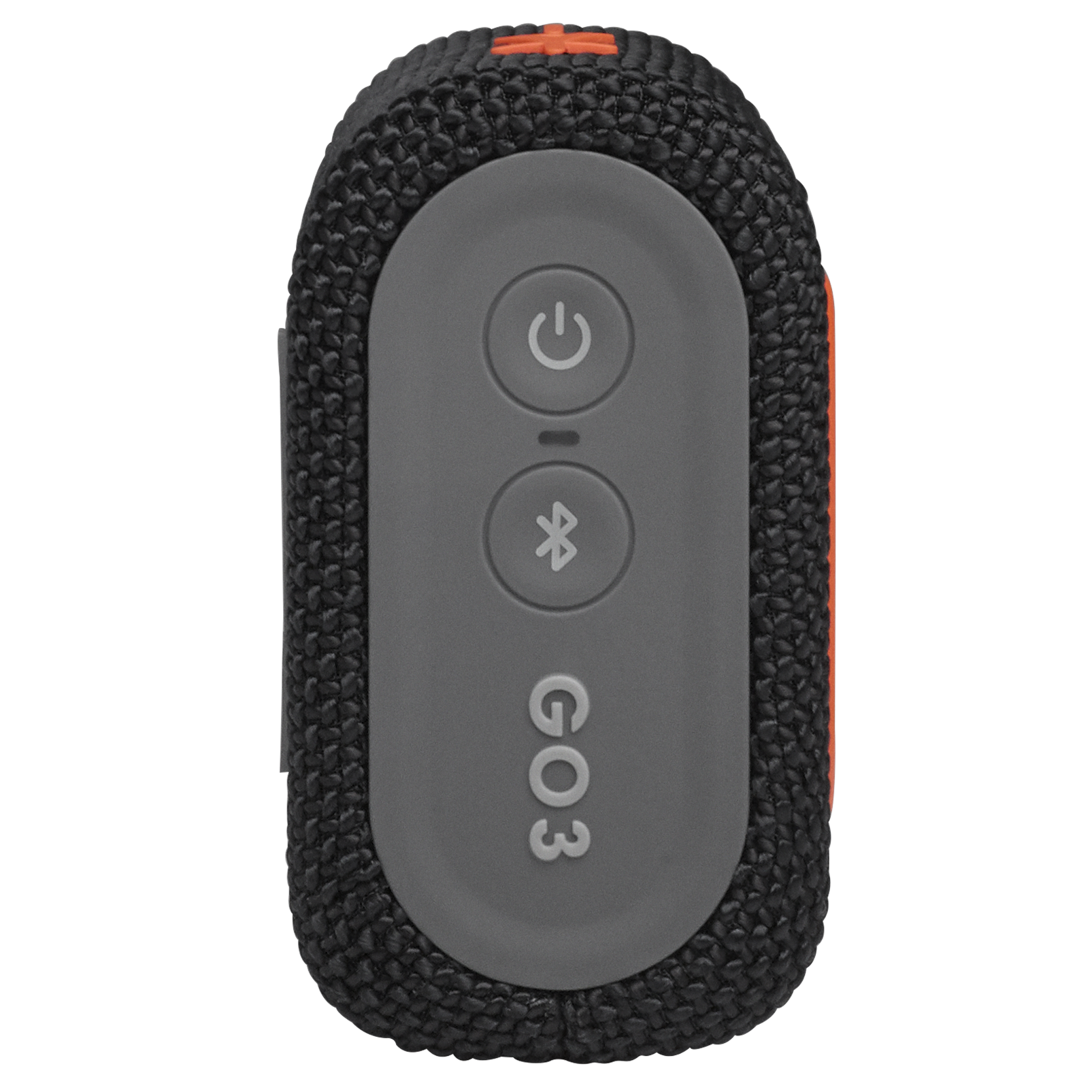 JBL Go 3 - Black / Orange - Portable Waterproof Speaker - Right