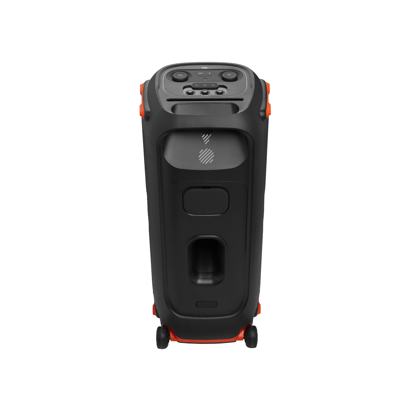 JBL Partybox 710 - Black - Party speaker with 800W RMS powerful sound, built-in lights and splashproof design. - Back