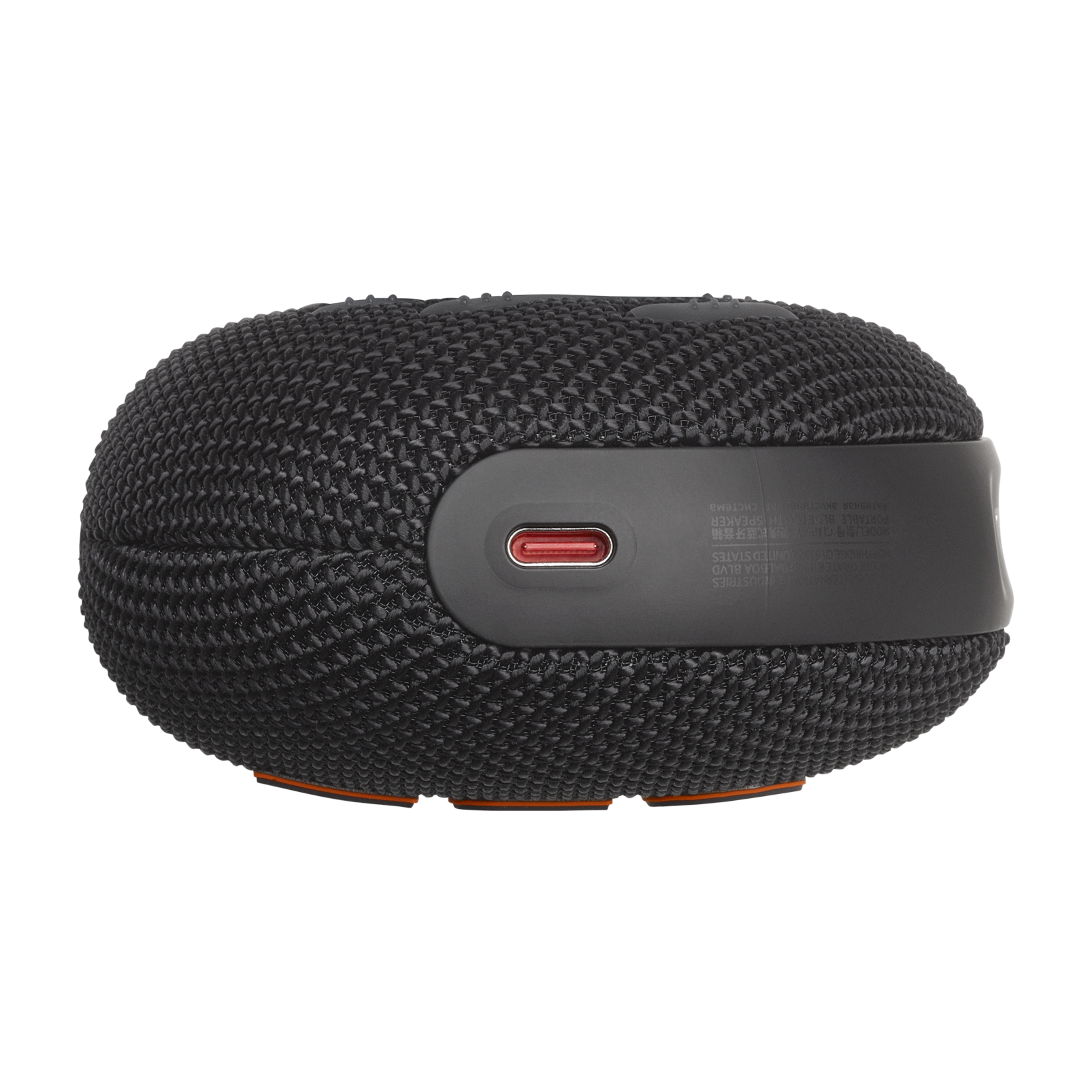 JBL Clip 5 - Black - Ultra-portable waterproof speaker - Bottom
