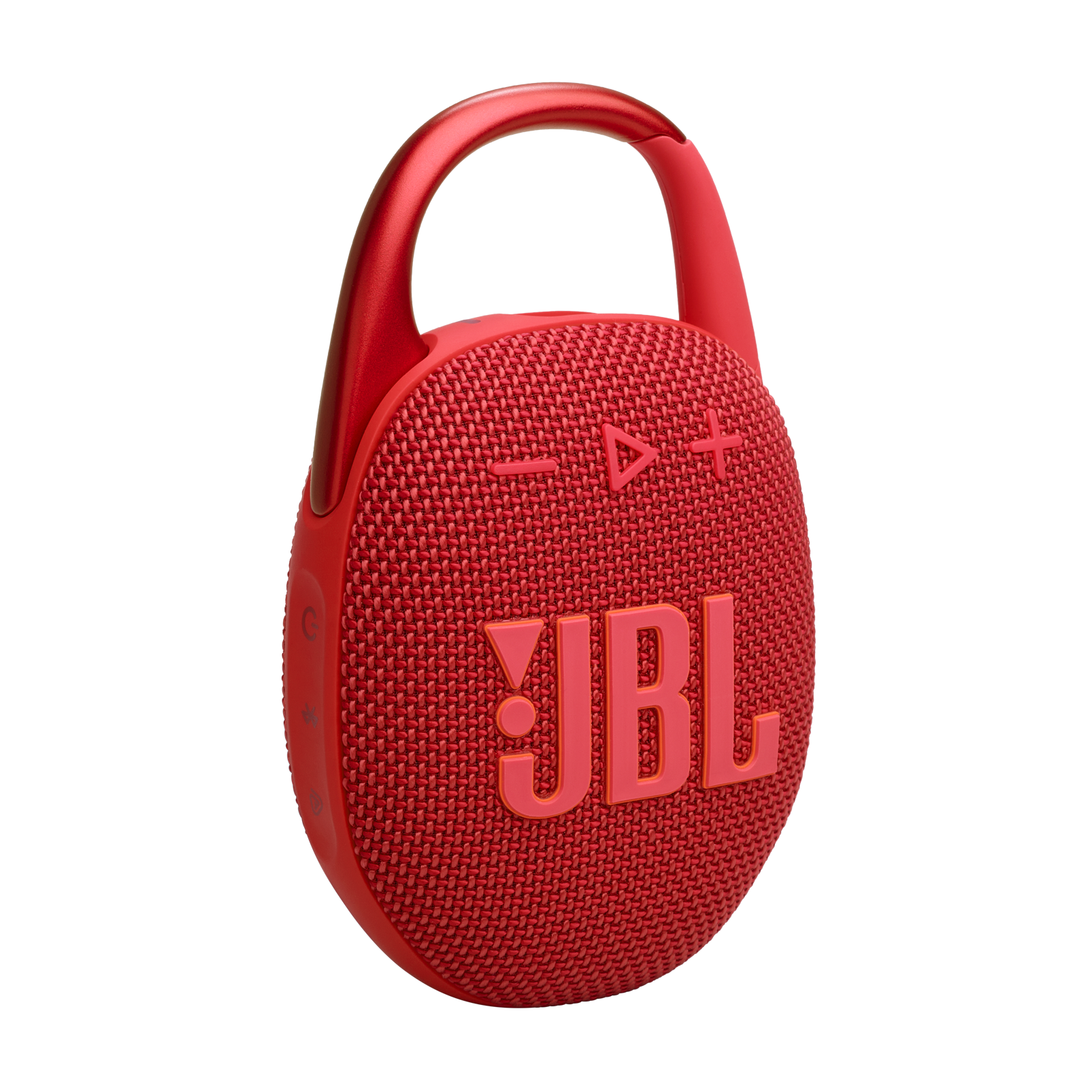 JBL Clip 5 - Red - Ultra-portable waterproof speaker - Hero