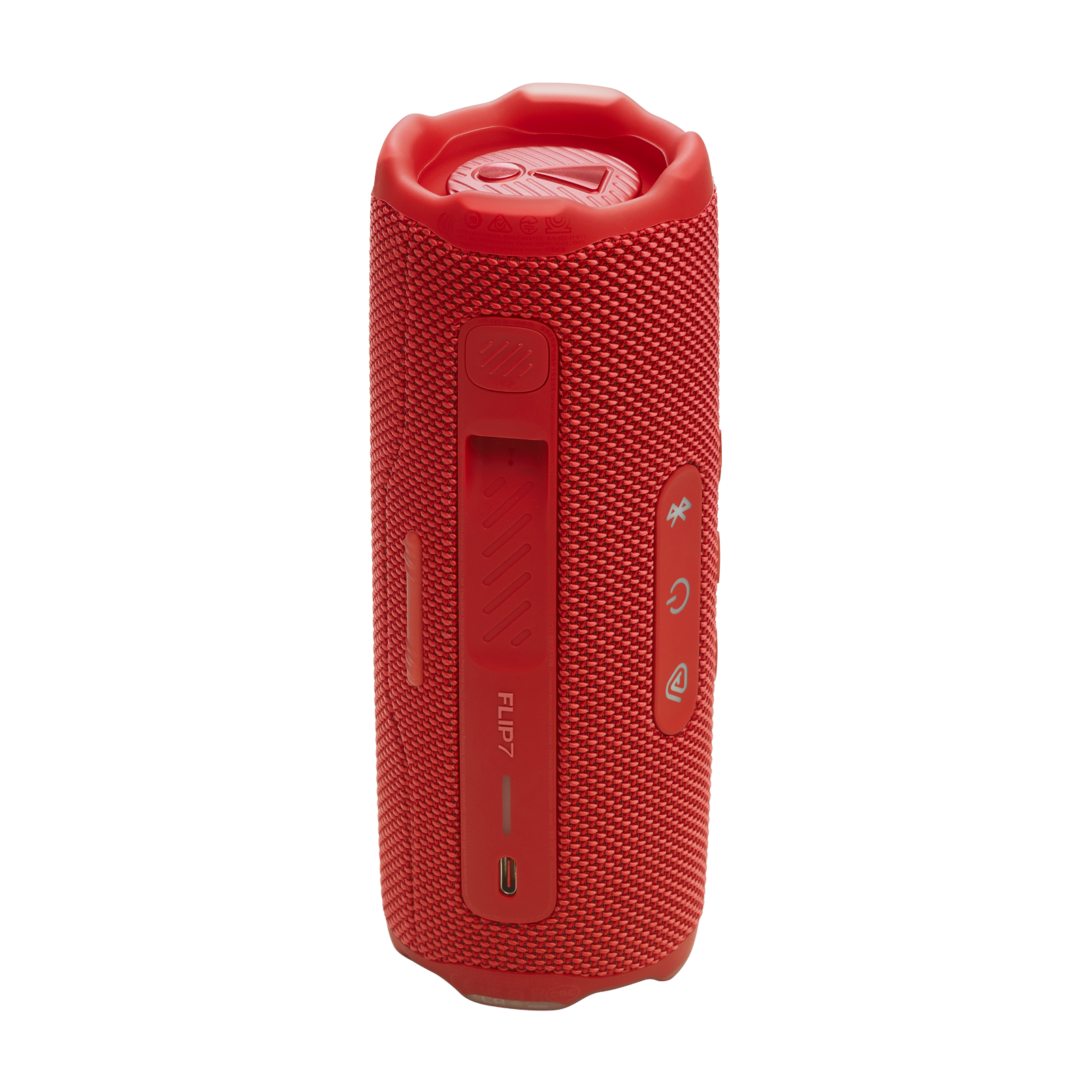 JBL Flip 7 - Red - Portable waterproof and drop-proof  speaker - Back