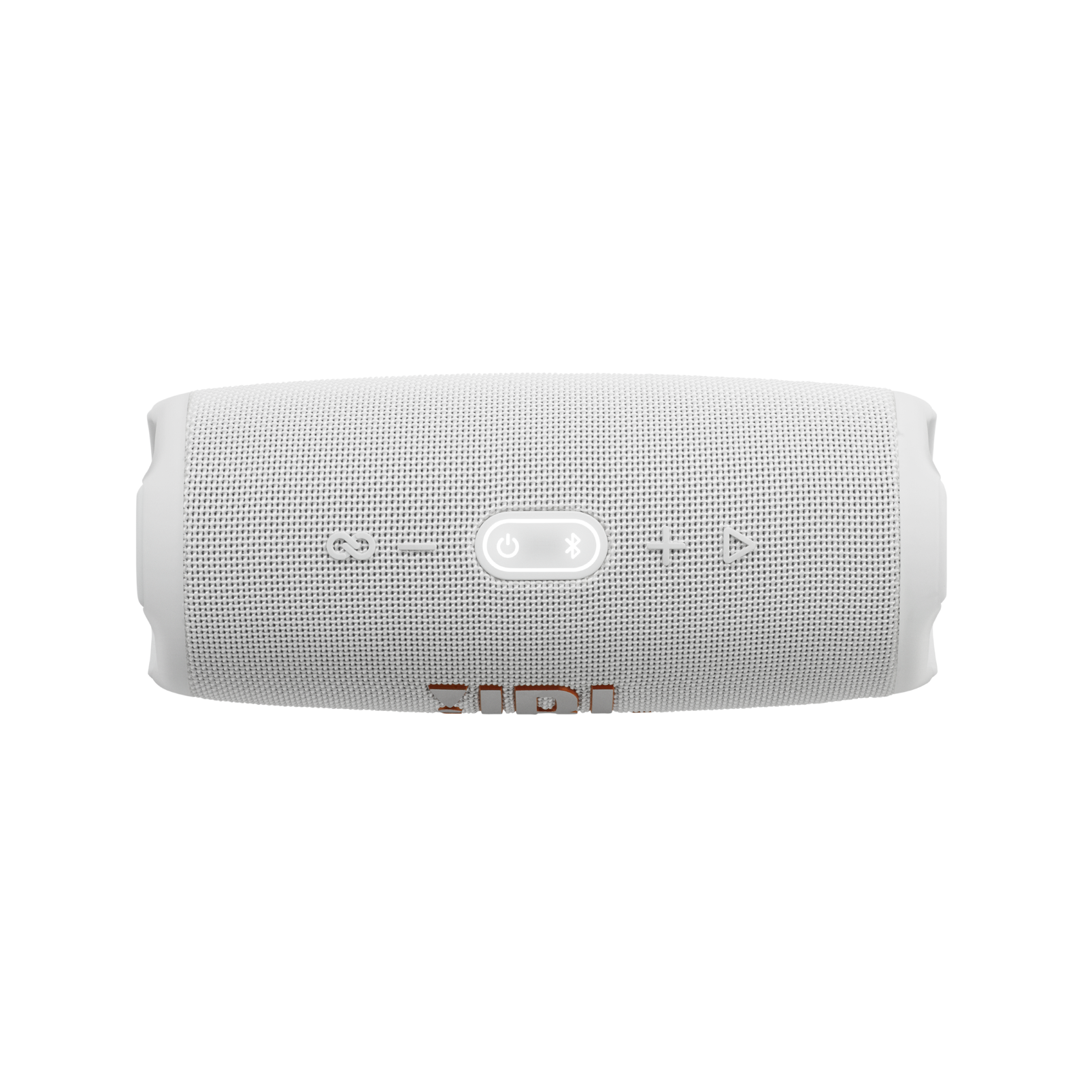 JBL Charge 5 - White - Portable Waterproof Speaker with Powerbank - Top