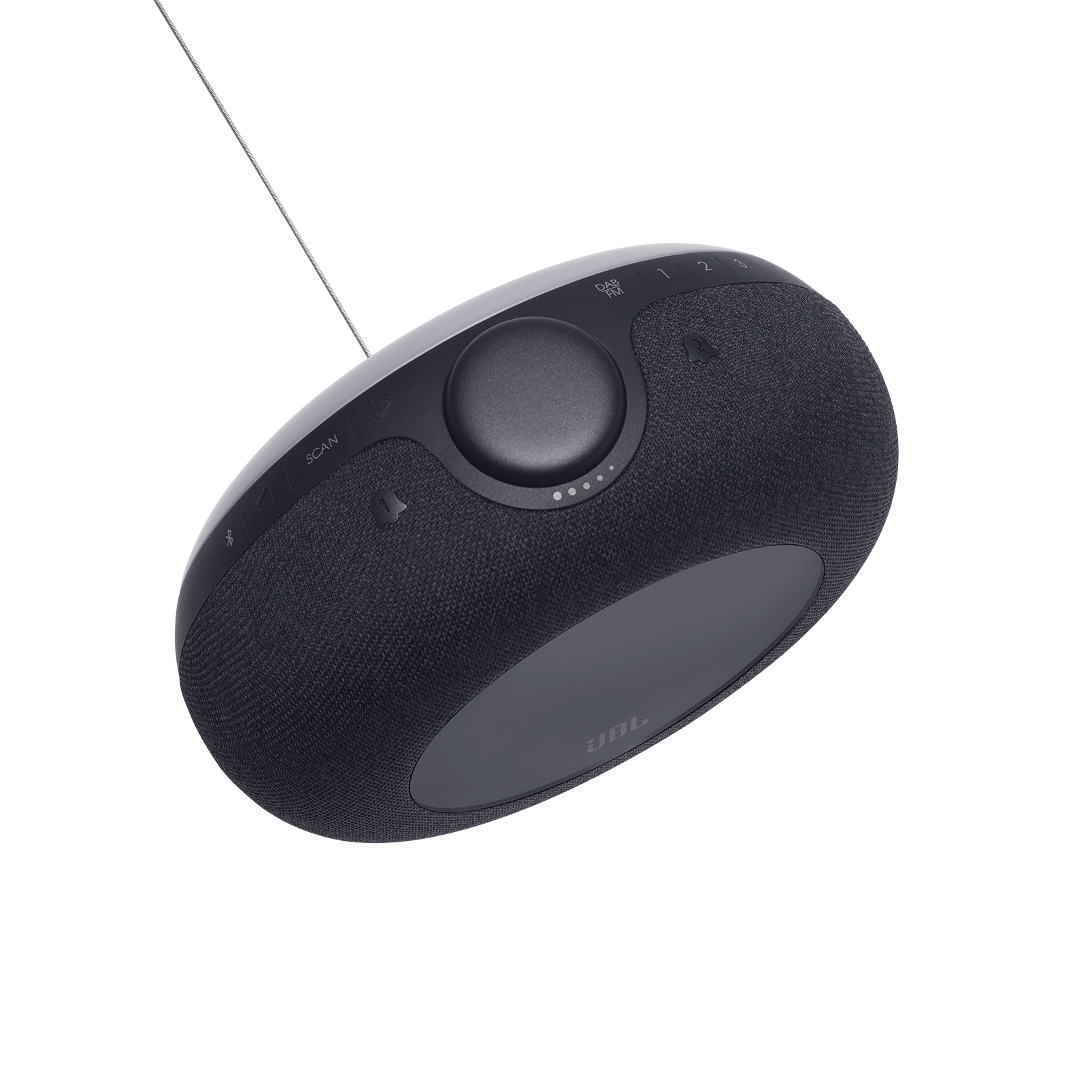 JBL Horizon 2 FM - Black - Bluetooth clock radio speaker with FM - Detailshot 3